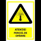 Indicator atentie pericol de oparire